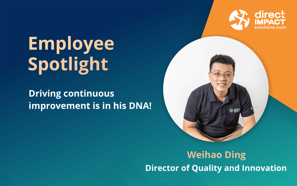 Weihao Ding, Director of Quality & Innovation
